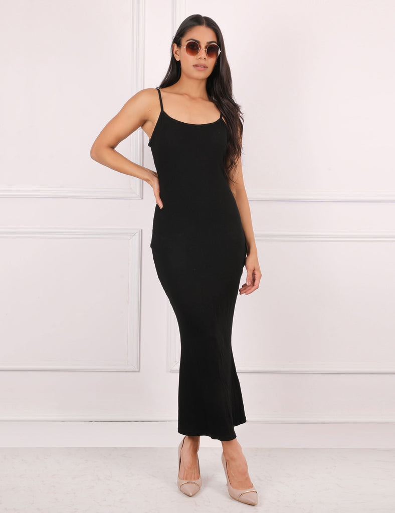 In Built Sleeveless Maxi Dress