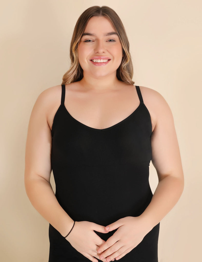 Spaghetti Strap V neck dress