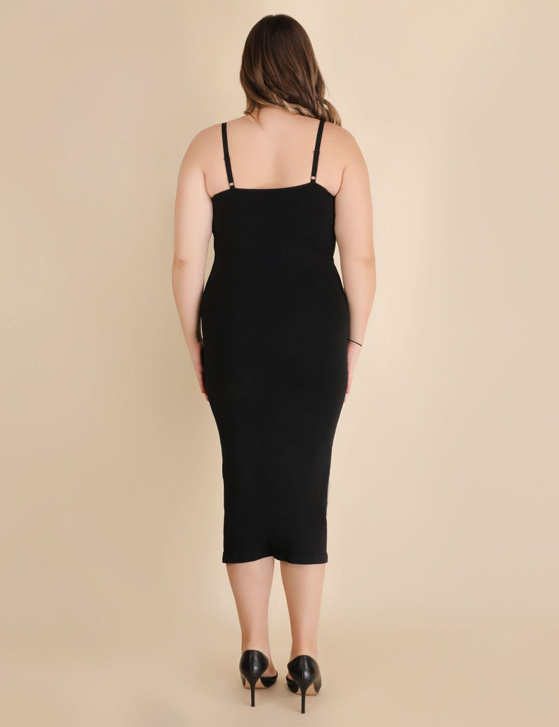 Spaghetti Strap V neck dress