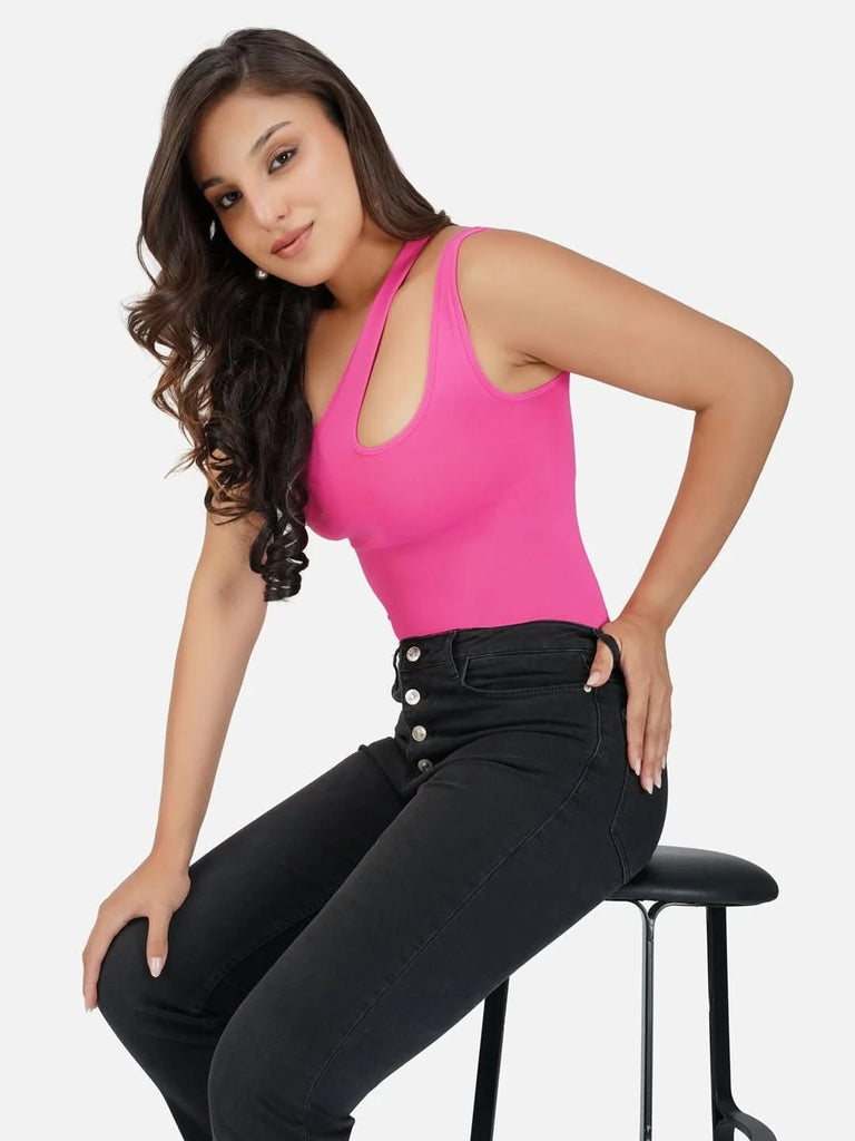 one shoulder bodysuit