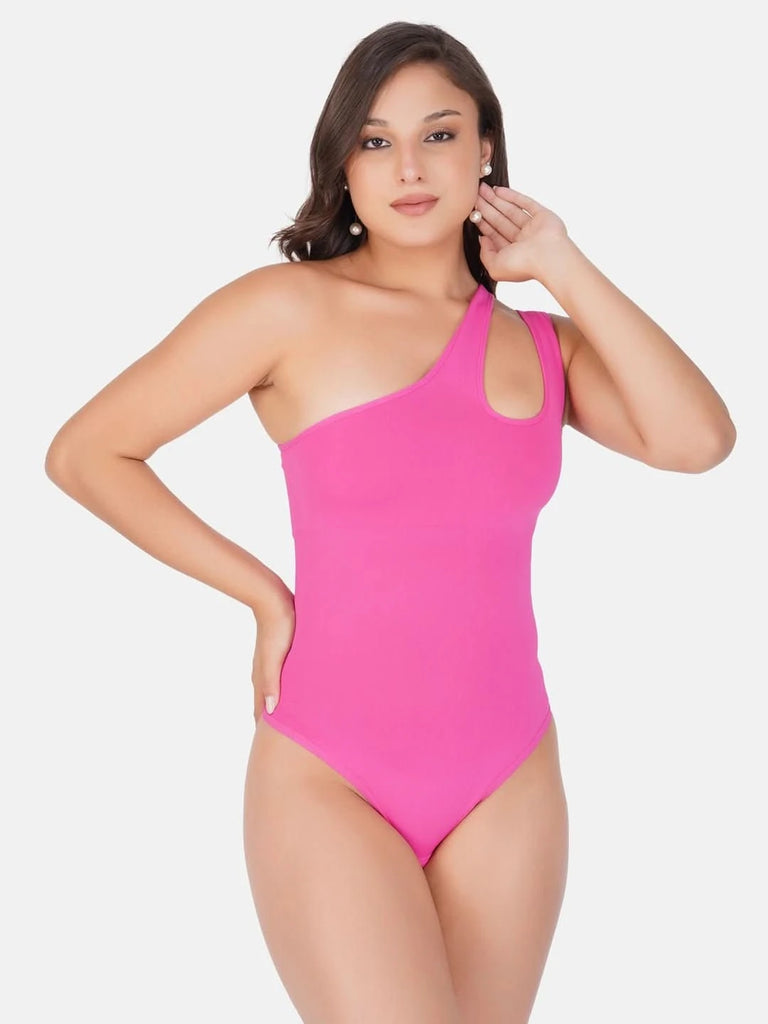 one shoulder bodysuit
