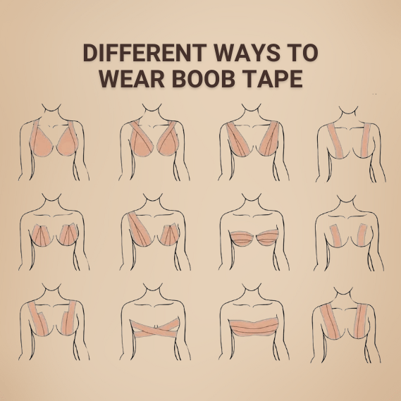 pre cut boob lift tape